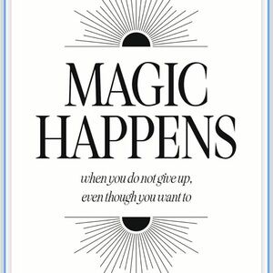 Inspirational Black and White Art Poster